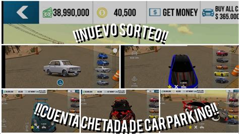 Nuevo Sorteo Cuenta Chetada De Car Parking Youtube