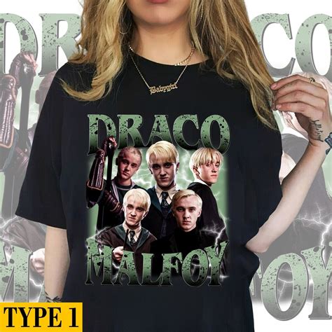 Limited Draco Malfoy Vintage T Shirt T For Women And Man Etsy