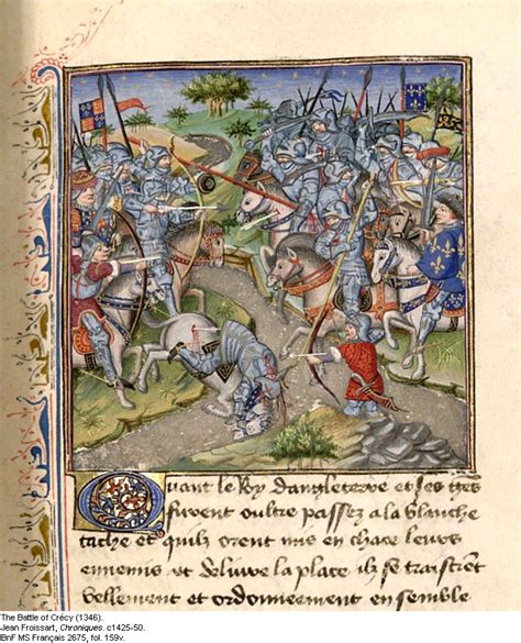 The Battle Of Crecy August Hundred Years War