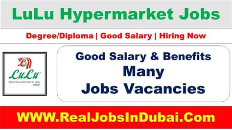 LuLu Hypermarket Jobs In Dubai UAE 2025 RealJobs