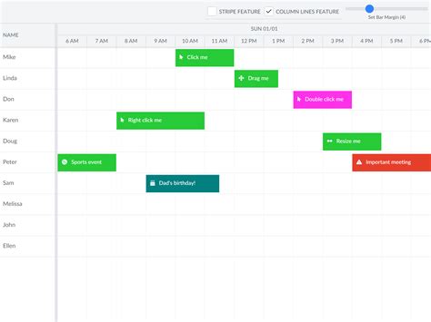 Bryntum Scheduler Simple Demo Vue 3