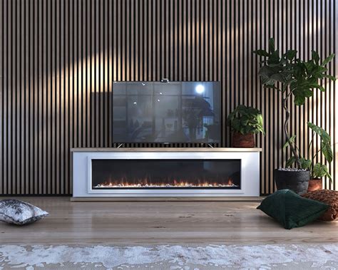 Mueble De TV Con Chimenea Ref 220 Luca Atelier