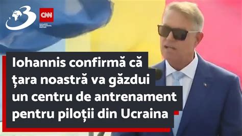 Iohannis confirmă că țara noastră va găzdui un centru de antrenament