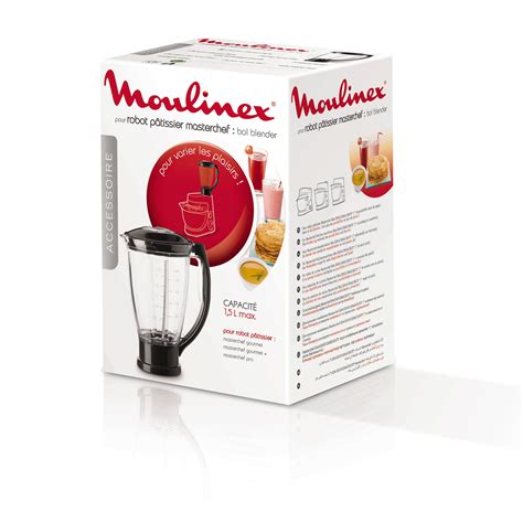 Bol Blender Pour Robot Masterchef Gourmet Moulinex Xf Bb