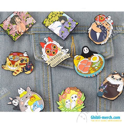 Studio Ghibli Enamel Pins Main Characters Ghibli New 2023 Studio