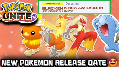 Blaziken New Pokemon In Pokemon Unite Release Date Revealed 2 New