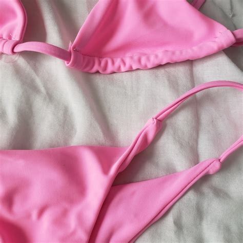 Swim Neon Pink Micro Bikini Poshmark