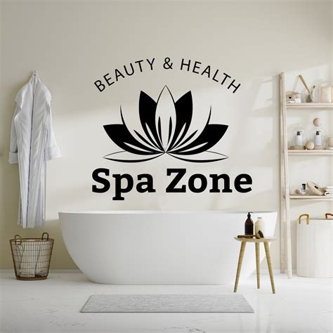 Spa Zone Decal Spa Salon Wall Decal Spa Quotes Decal Beauty Spa Wall