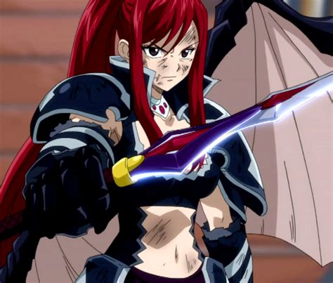 Erza in black wing armor - Titania Erza Scarlet Image (23128004) - Fanpop