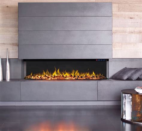 LED Insert Decorative Electric Fireplace M-S Arched - Fireplace Expert