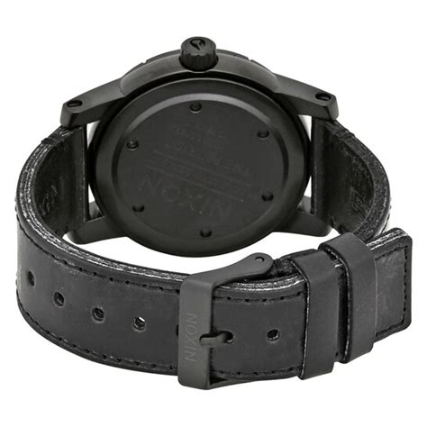 Nixon Patriot Black Dial Men S Leather Watch A938 2298 882902891135 Watches Patriot Jomashop