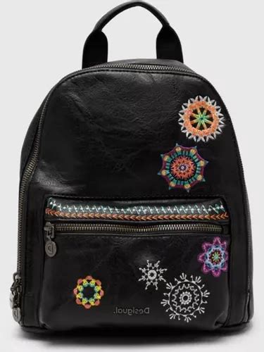 Mochila Desigual Bordada Mandalas Nueva Cuotas Sin Inter S