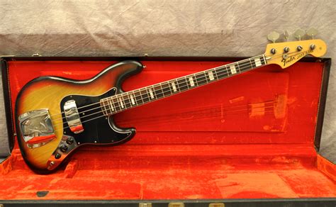 Fender Jazz 1975 Sunburst Bass For Sale Andy Baxter Bass And Guitars Ltd