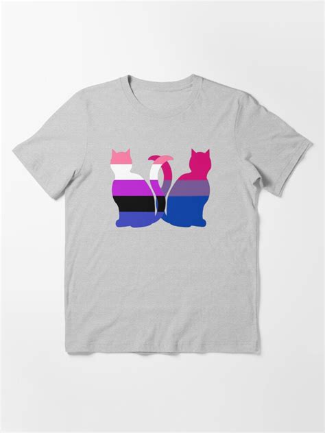 Genderfluid Bi Pride Cats T Shirt For Sale By Shaneisadragon