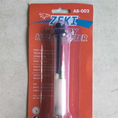 Jual Baru Hydrometer Alat Cek Tekanan Setrum Air Aki Limited Di Seller