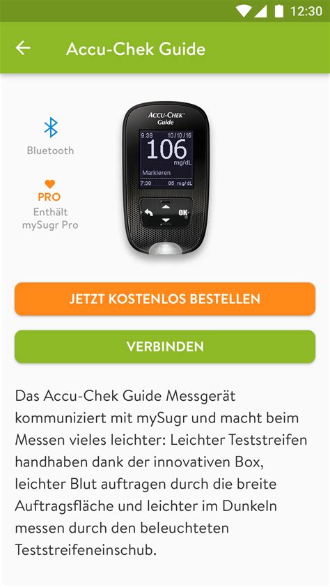 Wie Kann Ich Accu Check Guide Bestellen MySugr Hilfe