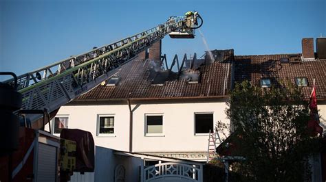 Bayreuth Dachstuhl In Flammen Euro Schaden Oberfranken