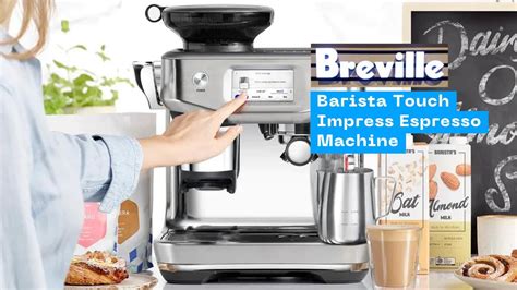 Breville Barista Touch Impress Espresso Machine W Grinder Bes Bss