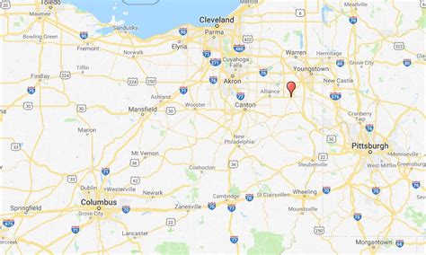 map  salem ohio maps  ohio