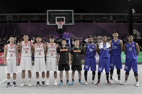 Penyisihan Basket Putra X Cina Vs Thailand Antara Foto