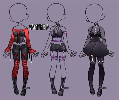 Vampirica Outfit Adopt [open] By Miss Trinity On Deviantart Fantasy