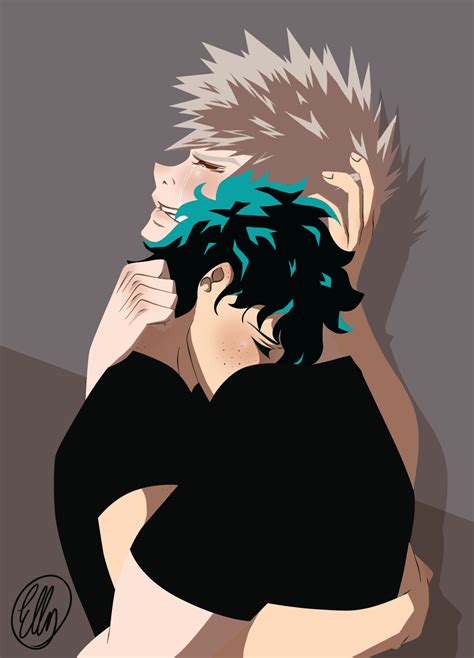 overexciteddragon: My first BakuDeku fanart is... | Obsessive ...