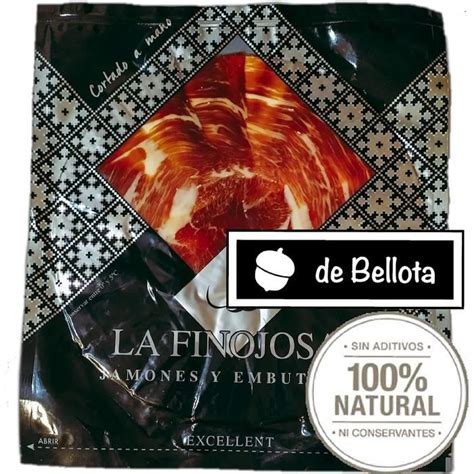 Jambon Iberique Bellota Pata Negra Et Naturel Tranche A Couteau Et