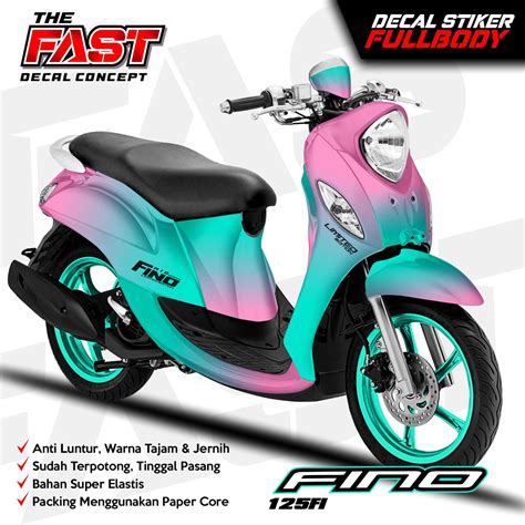 Jual Decal Motor Variasi Fullbody Decal Stiker Motor Fino 125 Fi