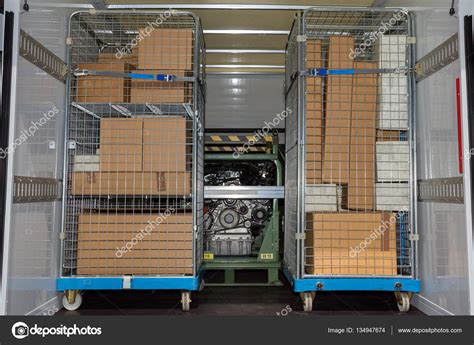 Delivery van interior packages Stock Photo by ©Foto-VDW 134947674