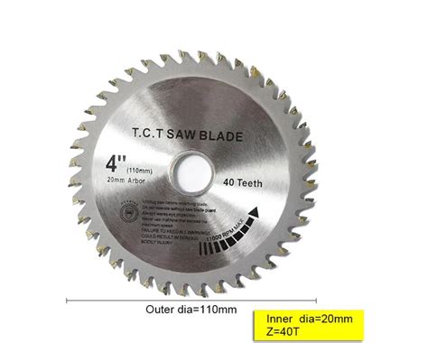 Buy Tct Woodworking Circular Saw Blade 4 Inch 11016