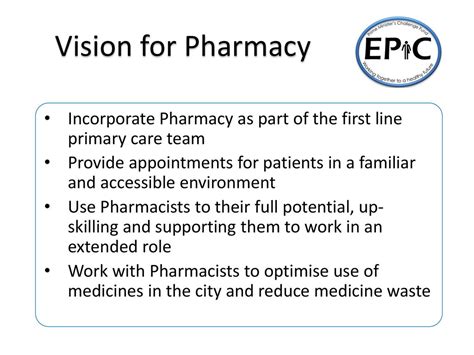 Extending The Role Of Pharmacy In Primary Care Ppt Download