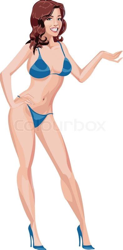 Porn Woman Bikini Stock Vector Colourbox