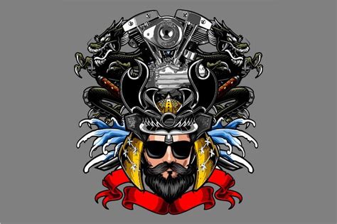 Biker Vector Template For Graphic Design Graphic By Jellybox999 · Creative Fabrica