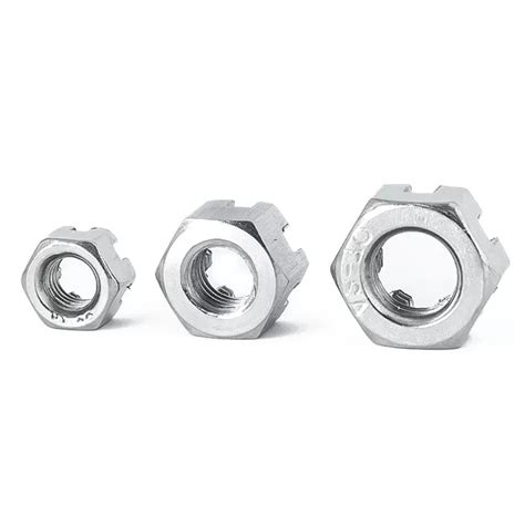 Fastener Manufacturing Slotted Hex Nut Castle Nut Hexagon Slotted