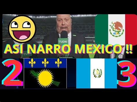 ASI NARRO MEXICO VICTORIA DE GUATEMALA VS GUADALUPE EN COPA ORO