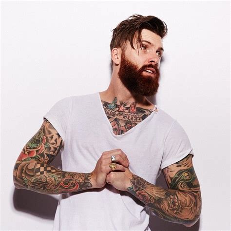 Levi Stocke Full Thick Dark Red Beard And Mustache Beards Bearded Man