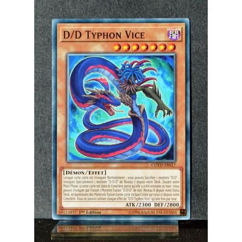 Carte Yu Gi Oh Cotd Fr D D Typhon Vice Commune Neuf Fr Cdiscount