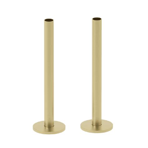 Astini Brushed Brass 15mm Water Carrying Pipe Kits Radiator Accessories From Taps Uk