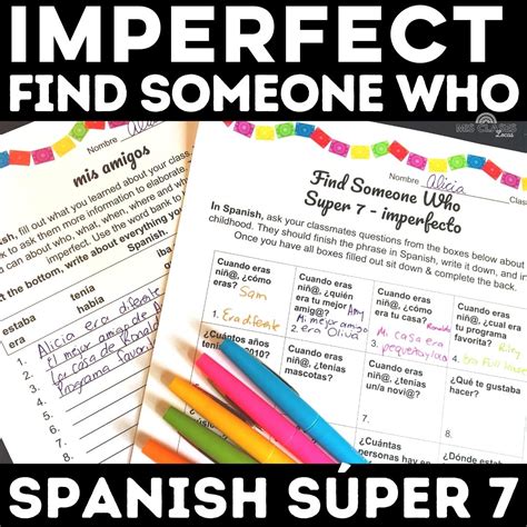 El Imperfecto Spanish Imperfect Worksheet Mis Clases Locas