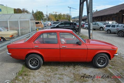 Opel Kadett C 1973 1979 1977 1979 Opel Kadett C2 12s Sedan 4d Right