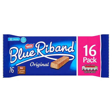 Blue Riband Milk Chocolate Wafer Biscuit Multipack 16 Pack Multipack