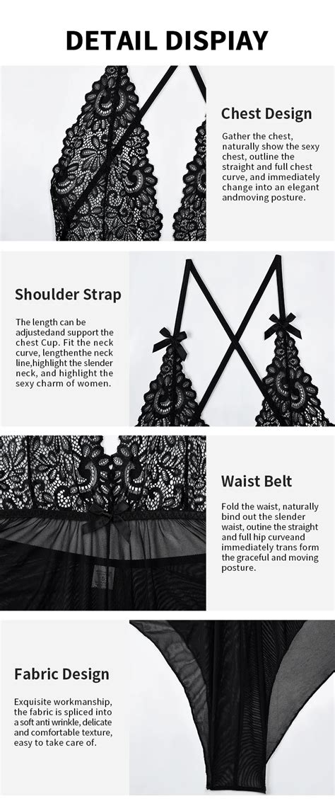 Hot Women S Transparent Cheap Sexy Erotic Bodysuits See Through One Piece Lace Bodysuit Women