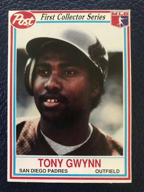 Tony Gwynn Post Cereal Series Mint Card Gwynn Minted Card