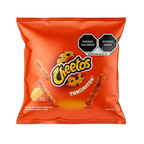 Botana Sabritas Cheetos Torciditos Sabor Queso Y Chile 18 G Bodega