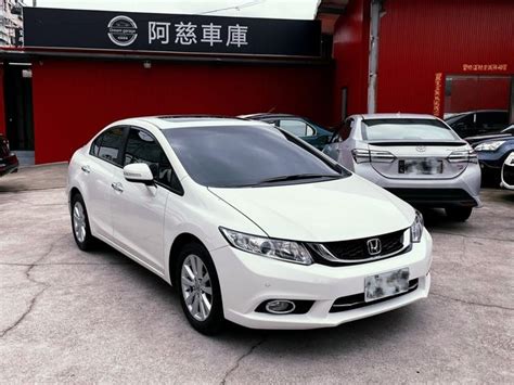 中古車 2014 Honda K14 1 8 頂級 白 阿寬0986308765 Honda 本田 Civic 桃園市 FindCar 找車網