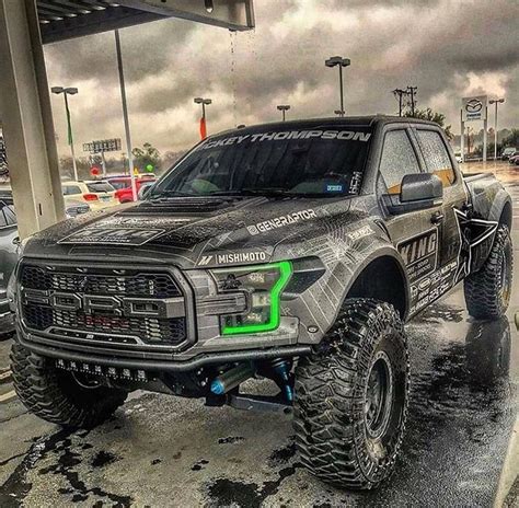 Jacked Up Trucks Cool Trucks Big Trucks Ford Raptor Ford Ranger Raptor Ford Trucks F150