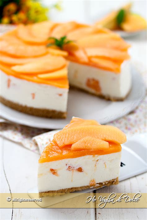 Cheesecake Al Melone Senza Cottura Ricetta Ho Voglia Di Dolce