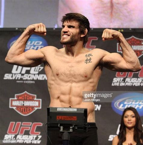 Welterweight Fighter Jon Fitch Weighs In At 1705 Lbs At The Ufc 117