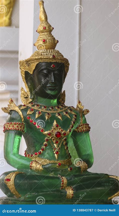 A Jade Buddha Statue, Chiang Mai, Thailand Stock Image - Image of period, history: 138843787