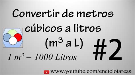 Litros Para Metros Cubicos Librain